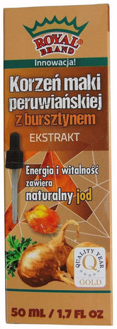 Extract de chihlimbar cu Maca în picături BIO 50 ml - ROYAL BRAND
